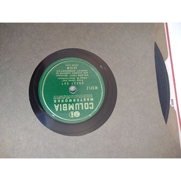 Nelson Eddy by Request 8 Shellac Records Columbia Vintage - Picture 9 of 14